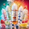 SALT LANGUAGE 鹽語煙油評測情境圖 SALT LANGUAGE 鹽語煙油 30ml 瓶身與果香風味展示
